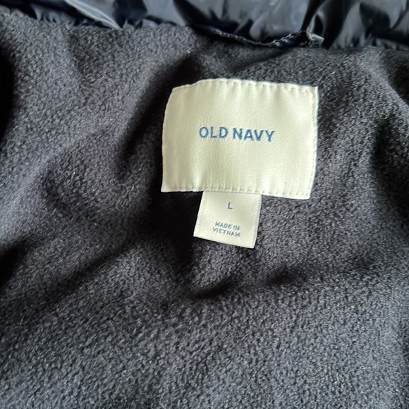 Old Navy Blue Puffer Vest - Picture 3 of 3